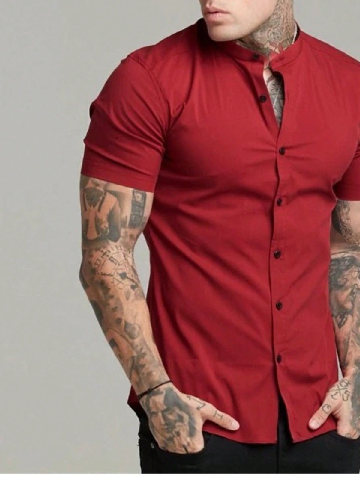 Camisa Masculina em Viscose Tecido Premium Fooster